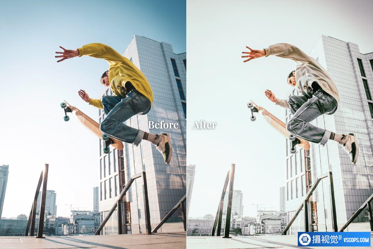 城市运动人像后期调色Lightroom预设 Skater Mobile and Desktop Lightroom Presets Lightroom预设,效果图4 城市运动人像后期调色Lightroom预设 Skater Mobile and Desktop Lightroom Presets Lightroom预设,效果图4