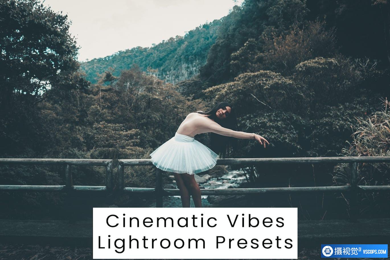 电影氛围Lightroom调色预设Cinematic Vibes Lightroom Presets Lightroom预设,效果图1