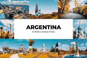 阿根廷旅拍人文风光LR预设及LUT预设 Argentina Lightroom Presets and LUTs