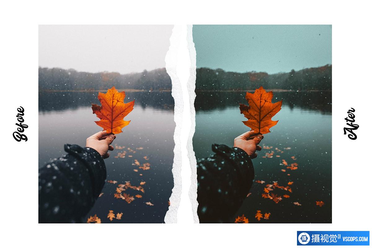 高级秋季人像摄影后期Lightroom预设 Autumn – 15 Premium Lightroom Presets Lightroom预设,效果图3