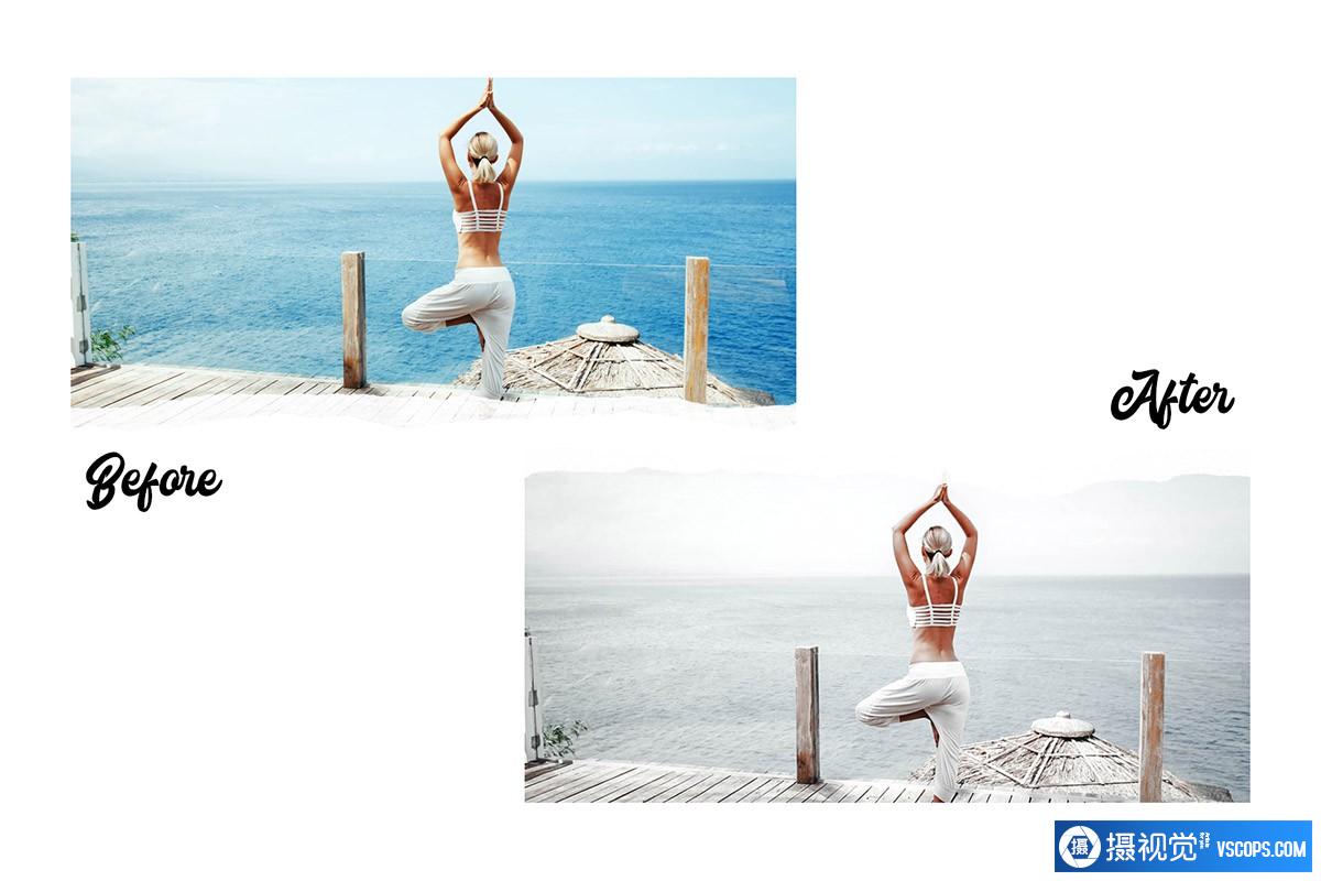 极简通透明亮棕白色人像后期Lightroom预设 Coconut - 5 Premium Lightroom Presets Lightroom预设,效果图4