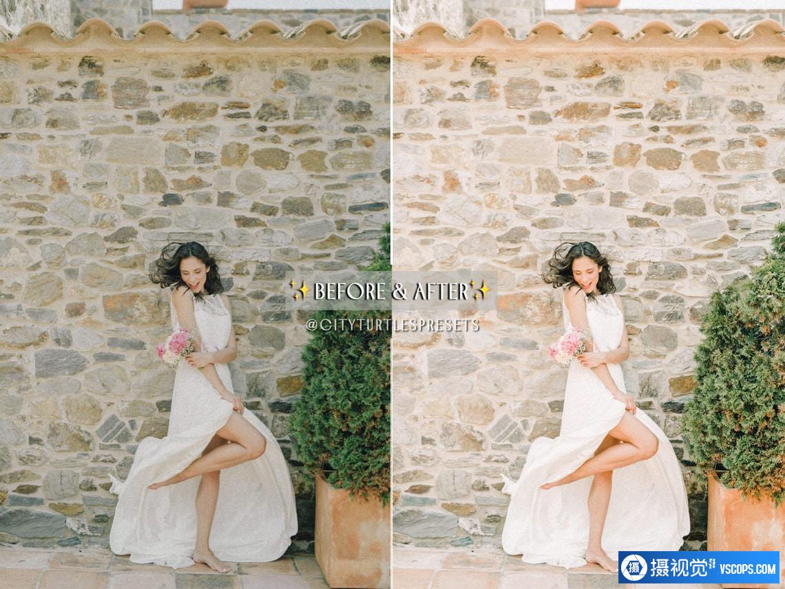 明亮通透婚礼人像胶片Lightroom预设 Light Airy Wedding HIM & HER Lightroom Presets Lightroom预设,效果图7