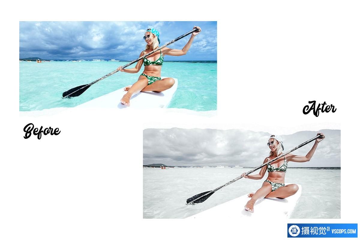 极简通透明亮棕白色人像后期Lightroom预设 Coconut - 5 Premium Lightroom Presets Lightroom预设,效果图8