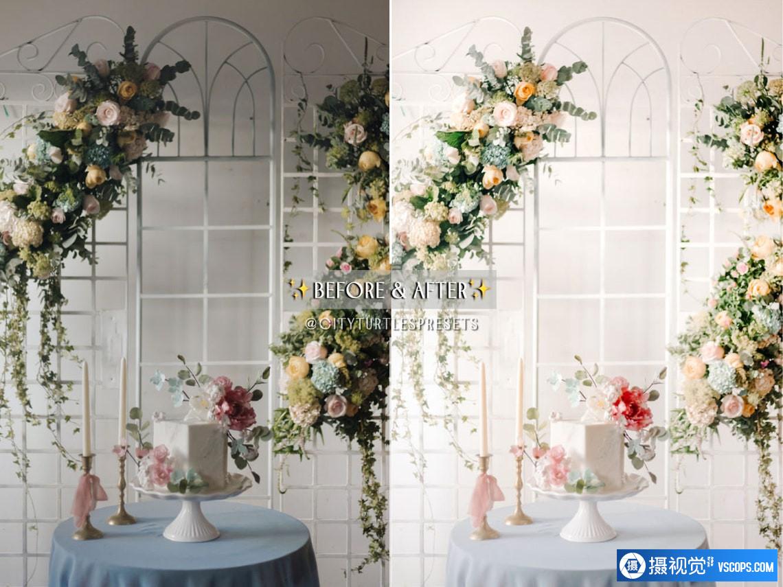 明亮通透婚礼人像胶片Lightroom预设 Light Airy Wedding HIM & HER Lightroom Presets Lightroom预设,效果图9