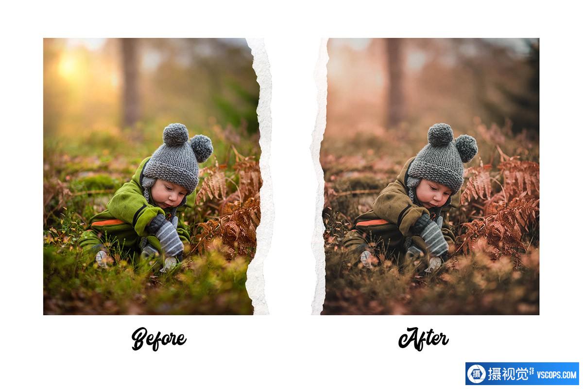 高级秋季人像摄影后期Lightroom预设 Autumn – 15 Premium Lightroom Presets Lightroom预设,效果图8