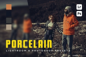 情绪电影人像后期调色Lightroom预设 Porcelain Lightroom Presets