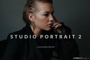 工作室情绪人像电影色彩后期调色Lightroom预设 Studio Portrait 2 / Moody