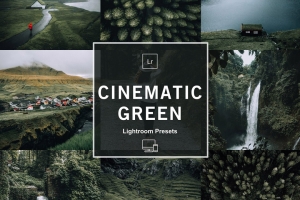 绿色调无人机电影LR预设 MePresets-Cinematic Green Presets