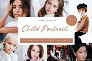 儿童人像摄影后期Lightroom预设 - Lightroom Presets - Child Portrait