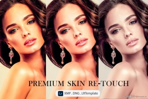 50种高级皮肤重新设定Lightroom预设 50 Premium Skin Re-Touch Presets