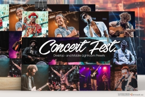 音乐会夜景舞台人像Lightroom预设 Concert Night Lightroom Presets