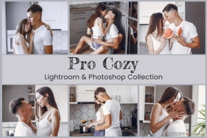 INS人像中性胶片风Lightroom预设与手机lr预设 Cozy Home Lightroom Photoshop Preset