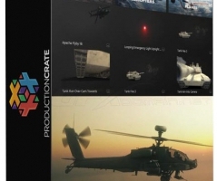 4K视频素材-93组直升机飞机坦克真实动画4K高清视频素材合集