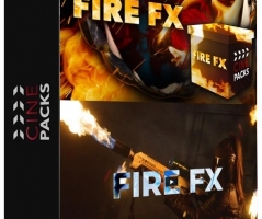虚拟火焰火苗4K高清视频素材音效及LUT预设等合集 FIRE FX
