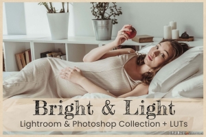 明亮的光线人像调色LR预设/LUT预设Bright Light Lightroom Presets LUTs