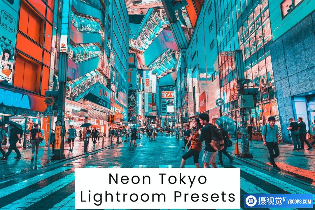 东京城市旅拍霓虹灯人像Lightroom预设 Neon Tokyo Lightroom Presets