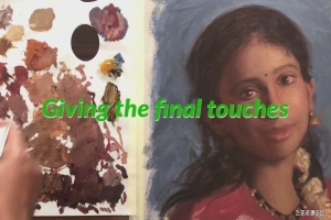 Ashish Kumar Patel 美丽女孩肖像油画绘画教程第三季-中英字幕