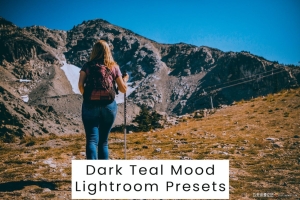 深青色情绪人像Lightroom预设 Dark Teal Mood Lightroom Presets