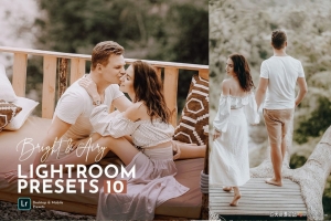 明亮通透法式婚礼人像Lightroom预设 Bright & Airy Wedding Preset