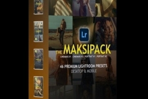 4套顶级电影胶卷LR预设 The MAKSIPACK–Maks Photography (预设+教程)