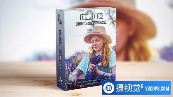 乡村旅拍棕色风光电影调色LUT预设 Farm Look Cinematic Film LUTs