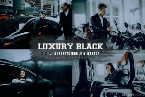 黑暗豪华电影胶片Lightroom预设 Black Luxury Lightroom Presets