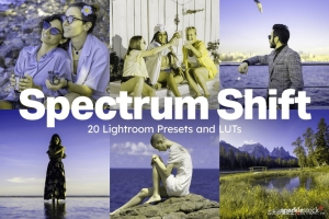 超现实色彩频谱偏移AI人工智能自适应Lightroom预设和LUT预设