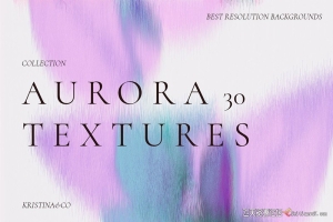 30款多彩梦幻渐变极光纹理 – Aurora Textures – Digital Art