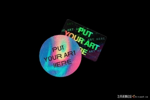 全息镭射标签贴纸样机生成器 Holographic Sticker Generator
