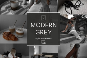 INS风格中性灰人像Lightroom预设 Modern Grey Lightroom Presets