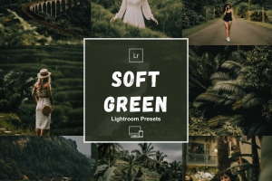 柔和绿色调电影风格Lightroom预设Soft Green Lightroom Presets