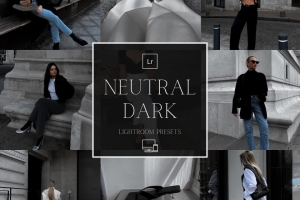 中性黑暗质感电影人像Lightroom预设 Neutral Dark Lightroom Presets