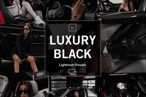 豪华质感黑暗电影情绪人像LR预设 Luxury Black Lightroom Presets
