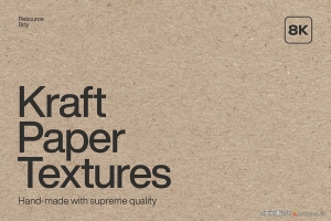 50张高清8K牛皮纸张纹理素材 Kraft Paper Textures