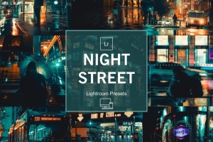 城市街拍夜景电影风光人像Lightroom预设 Cinematic Night Street