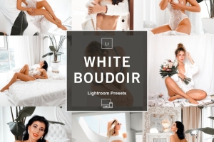 明亮质感私房闺房人像Lightroom预设 White Boudoir Lightroom Presets
