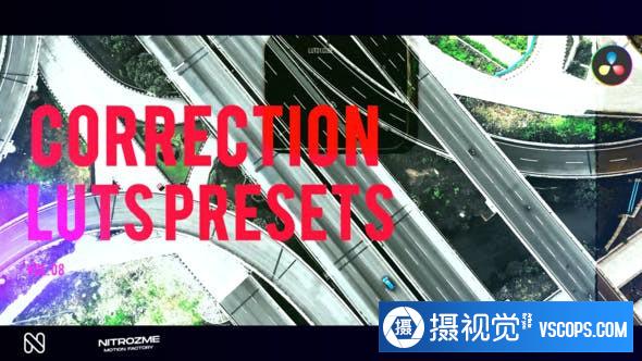 电影视频色彩校正调色LUT预设第八季 Correction LUT Vol. 08
