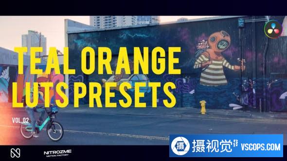 橙绿色电影风格调色LUT预设第二季 Teal Orange LUT Vol. 02