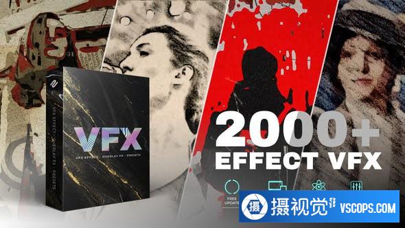 AE脚本-2000种视觉特效艺术风格化创意视频制作 VFX Effects Pack