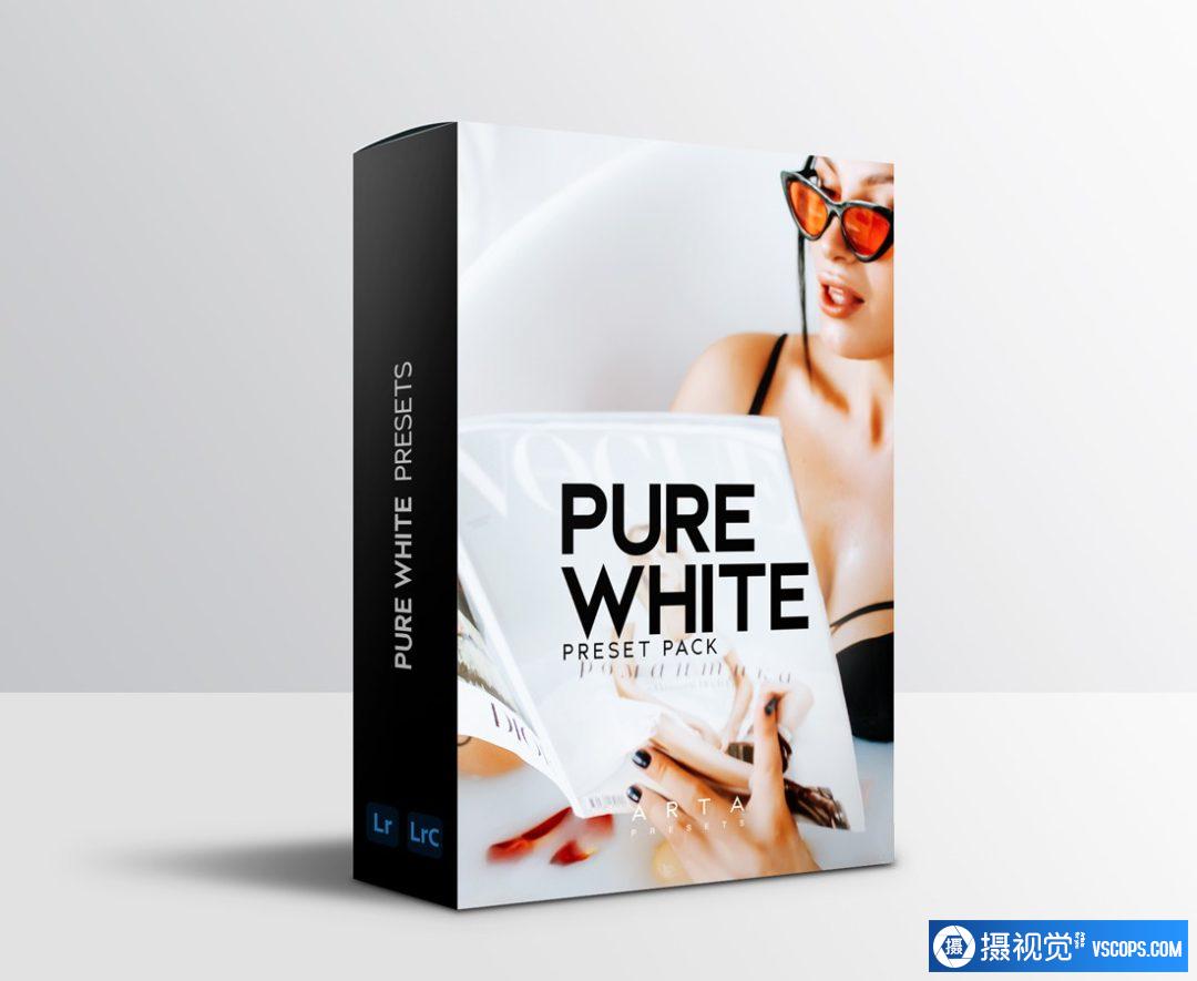 清新干净通透人像Lightroom预设+手机APP预设 ArtaPresets Pure White Lightroom