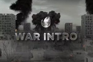 AE模板-三维废墟军事战争轰炸展示介绍 War Intro