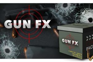 3D枪支动画叠加过渡视觉效果元素+声音视觉效果包GUN FX – CINEPACKS