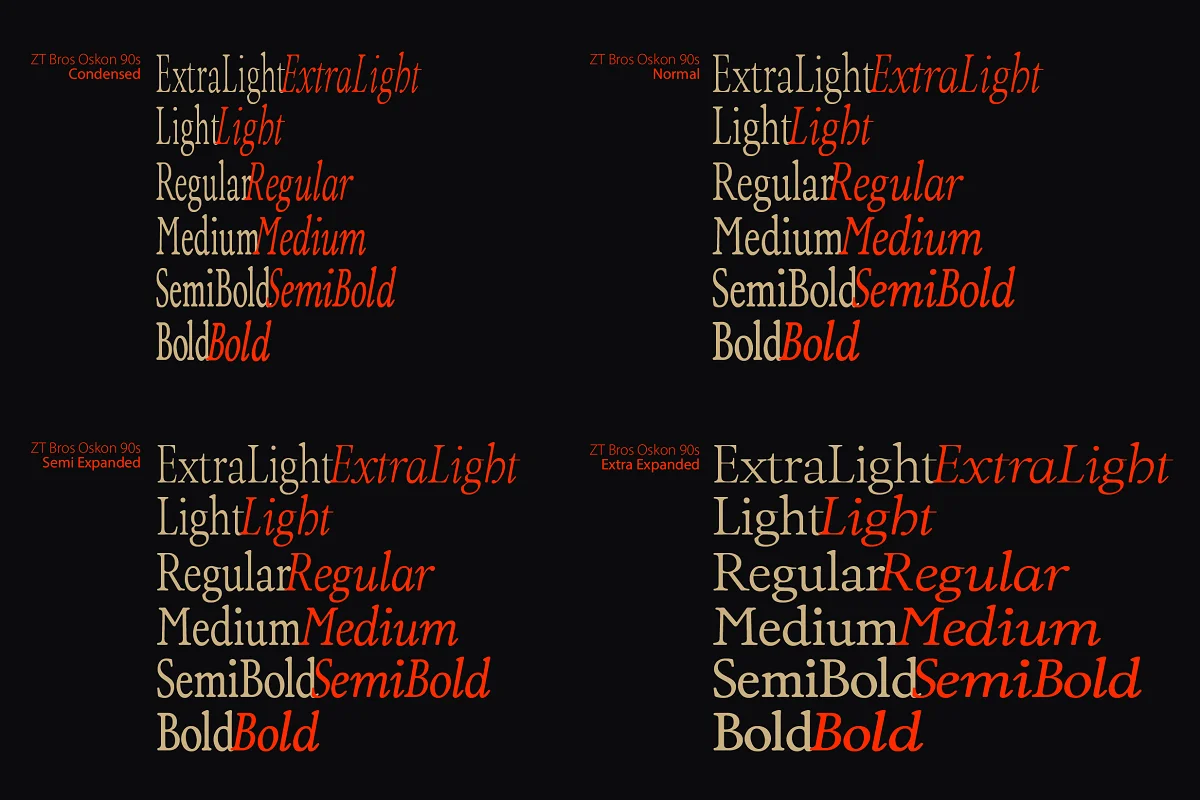 Ztbrososkon90年代 复古字体 - 72 款式排版灵感创意字体设计怀旧复古设计字体魔术平面设计师插图14